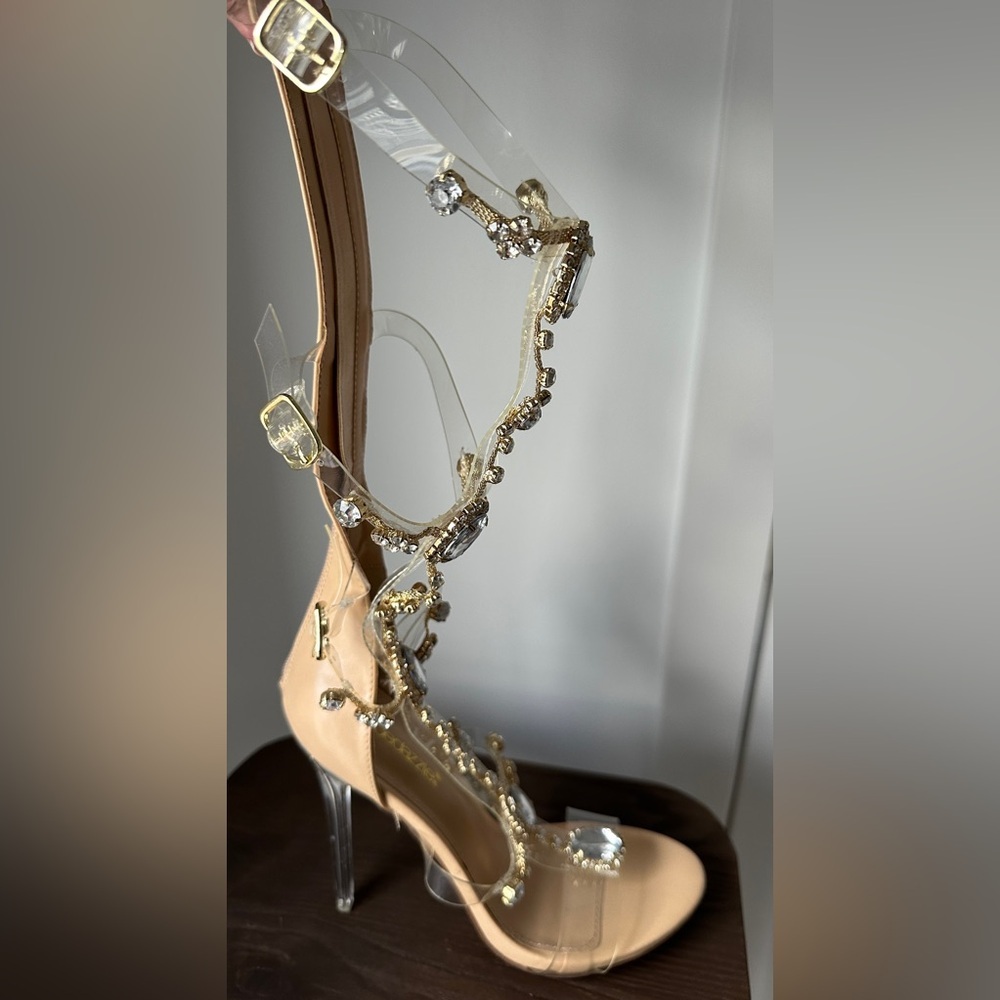 Crystal-Embellished Gladiator Heel - Picture 5 of 9